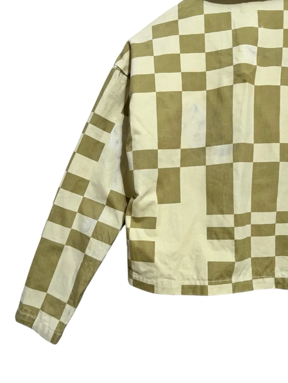 Paloma Wool Lime green check Space jacket sz Small